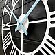 Часы 60см: "Rooma S". Часы классические. koduKuus /часы и декор из металла/. Интернет-магазин Ярмарка Мастеров.  Фото №2