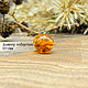 Заказать Cuentas de oliva 10h14mm de ámbar natural coñac con cáscara. LUXAMBER. Ярмарка Мастеров. . Beads1 Фото №3