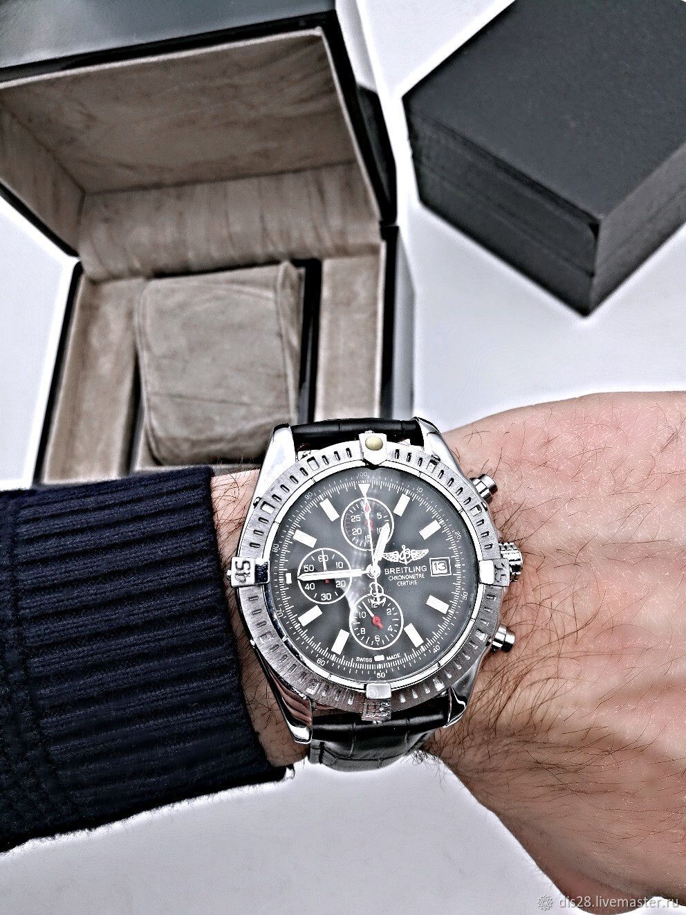 Мужские часы Breitling в интернет-магазине на Ярмарке Мастеров | Часы  наручные, Благовещенск - доставка по России. Товар продан.