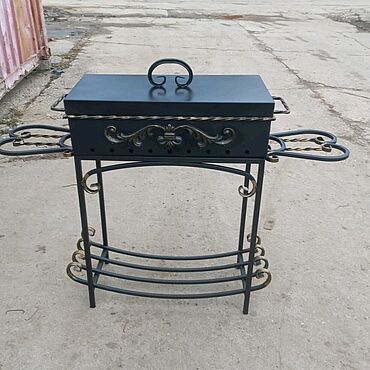 Вертикальный мангал "Энтузиаст" из стали 3 мм с поддоном в интернет ...