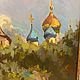 Интерьерная картина маслом русские просторы 40х40 см. Картины. Tomileka - Картины и портреты маслом. Ярмарка Мастеров.  Фото №6