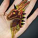 Брошь ДРАКОН. Брошь-булавка. SEMANTIC BROOCH. Ярмарка Мастеров.  Фото №6