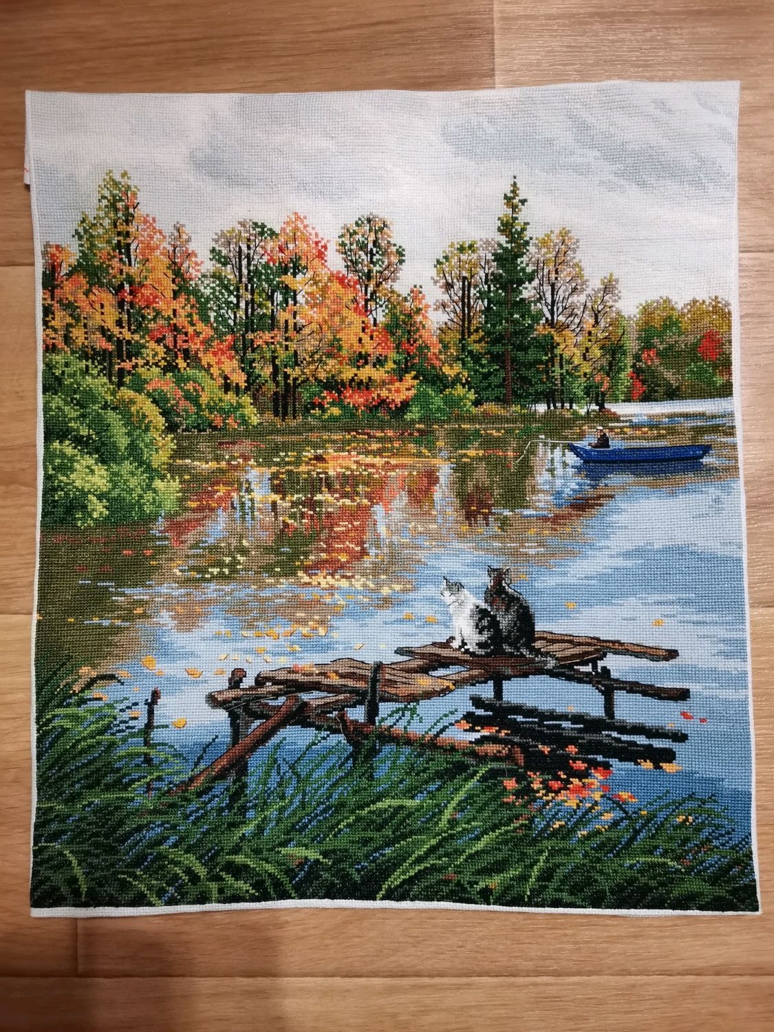 Картина вышитая крестом ручной работы в интернет-магазине Ярмарка ...