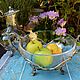 An exquisite fruit bowl. ( Tin,crystal). Vintage kitchen utensils. Imperia. My Livemaster. Фото №6