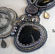 Колье с агатом Ледяные Слезы Богинь Зимы. Колье. Ярина Яриловец (dee-jewelry). Ярмарка Мастеров.  Фото №5