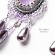 Lavender Lace earrings with lavender Ural amethysts. Earrings. Elena Potsepnya Jewelry. My Livemaster. Фото №5