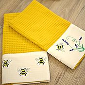 Для дома и интерьера handmade. Livemaster - original item Set of towels 