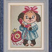 Картины и панно handmade. Livemaster - original item The picture is embroidered with a 