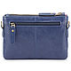 Women's leather bag 'Helga' (blue). Crossbody bag. Russian leather Guild. My Livemaster. Фото №5