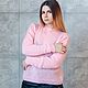 Women's sweater pink mohair. Sweaters. Yuliya knitting. My Livemaster. Фото №4
