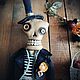 Чердачная кукла мистер Скелетон. Интерьерная кукла. Amazing dolls. Интернет-магазин Ярмарка Мастеров.  Фото №2