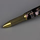 Engineer Amazonite Ballpoint Pen with Alder Cones. Stones. KulikovCraft. Online shopping on My Livemaster.  Фото №2