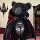 Мишка Тедди Граф Ночной Мотылёк. Мишки Тедди. Teddy Dreams. Ярмарка Мастеров.  Фото №5