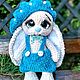 Вязаный заяц  , зайчик, вязаные игрушки. Амигуруми куклы и игрушки. Julmimitoys вязаные игрушки. Интернет-магазин Ярмарка Мастеров.  Фото №2