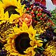 Композиция "Осенний вальс" Большая Корзина с цветами.". Букеты. DARK FLORIST Флористика Декор ЦВЕТЫ. Ярмарка Мастеров.  Фото №5