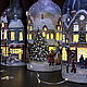  Рождественский городок. Бутылки-светильники 3D. Домики. Елена Сухотина handmade decoupage. Ярмарка Мастеров.  Фото №4