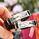 Парный плетеный браслет с гравировкой подарок влюбленным 14 февраля, Браслет плетеный, Москва,  Фото №1