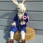 Куклы и игрушки handmade. Livemaster - original item interior doll: Edward Rabbit ll. Handmade.