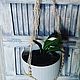Planter for flowers macrame. Pots1. knitted animation. My Livemaster. Фото №6