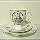 Coffee set "Alice in Wonderland". Tea & Coffee Sets. Classic porcelain (SZubova). Online shopping on My Livemaster.  Фото №2