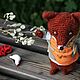 Заказать Лис и the куры. Валерия Ульрих (dobrotoys). Ярмарка Мастеров. . Амигуруми куклы и игрушки Фото №3