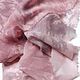 Платок большой "Пыльно-розовый" 100% шёлк-шифон, Платки, Москва,  Фото №1