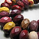 Jasper mukait faceted rondel large beads. Beads1. Elena (luxury-fittings). My Livemaster. Фото №5