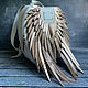 Women's leather backpack rose gold 'Angel Wings'. Backpacks. Lyurom Studio. Online shopping on My Livemaster.  Фото №2
