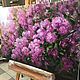 Order Oil painting 'lilacs'. Salon of paintings ArtKogay. Livemaster. . Pictures Фото №3
