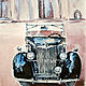 Painting: watercolor on paper VINTAGE CAR. Pictures. pictures & decor of TanyaSeptember. My Livemaster. Фото №5