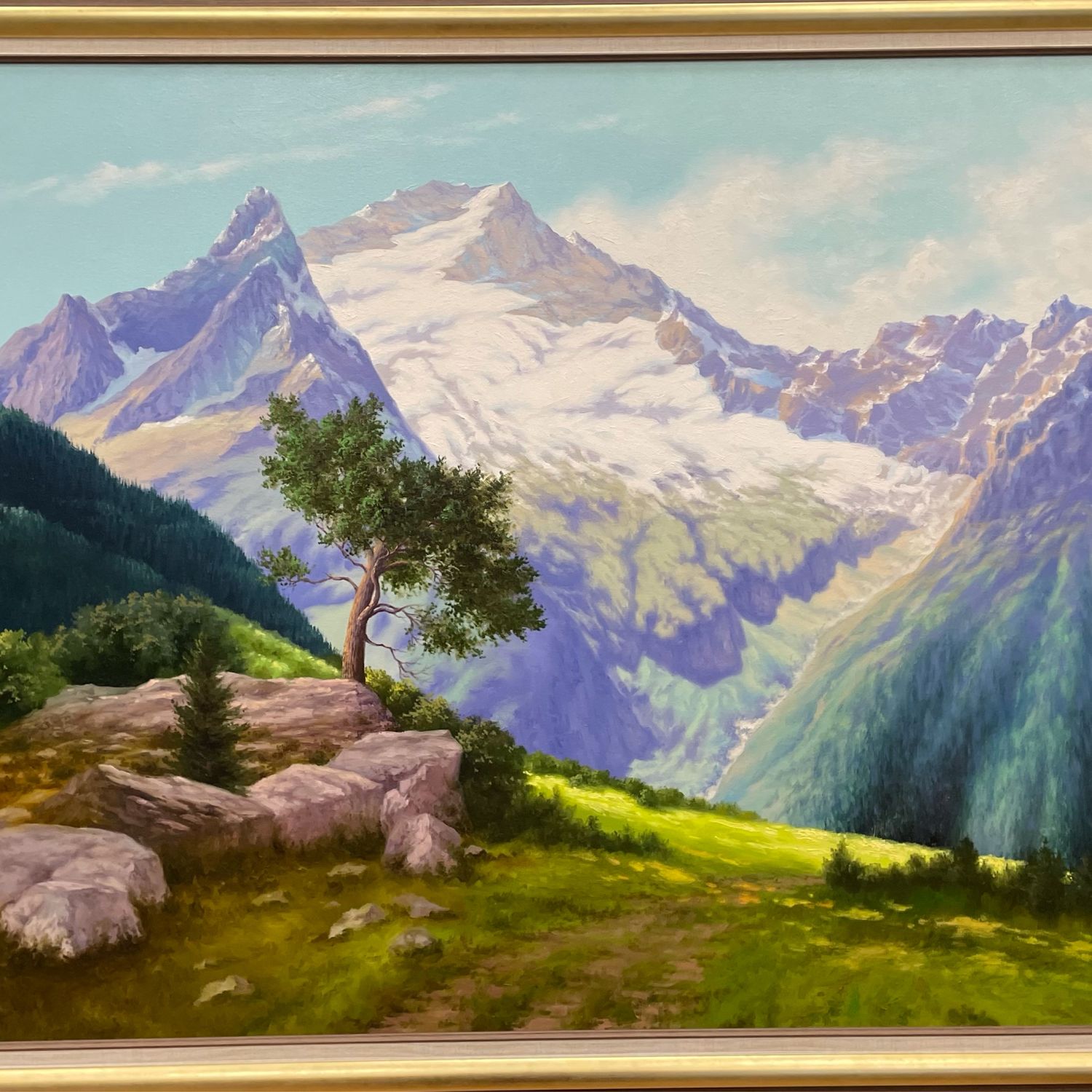 Картина в крымских горах васильев