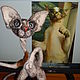 Order Sphinx - tinted photo. Lebedeva Lyudmila (knitted toys). Livemaster. . Stuffed Toys Фото №3