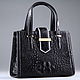 Women's bag made of genuine Siamese crocodile leather IMA0785B1, Classic Bag, Moscow,  Фото №1