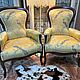 Винтаж: Кресло каминное в стиле Шинуазри, массив дерева. Мебель винтажная. Karolina- Элитная Мебель. Интернет-магазин Ярмарка Мастеров.  Фото №2