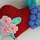 Decorative knitted heart. Gift Valentine. Gifts for February 14. elenka12. My Livemaster. Фото №5