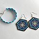 Funny jewelry sets from the collection Pixel art bracelets and earrings. Jewelry Sets. Multicraft studio. My Livemaster. Фото №4