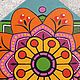 Интерьерная картина Мандала цветок. Картины. Family.artcraft. Интернет-магазин Ярмарка Мастеров.  Фото №2