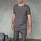 Men's pajamas: Men's pajamas 'Grey'. Pajamas for men. viax. Online shopping on My Livemaster.  Фото №2