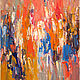 Заказать Абстрактный триптих "Яркий". Николай (atmospher-paint). Ярмарка Мастеров. . Картины Фото №3