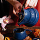 Kettle 700 ml series Sky Valinora. Teapots & Kettles. Ceramics Veles. Интернет-магазин Ярмарка Мастеров.  Фото №2
