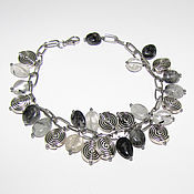 Украшения handmade. Livemaster - original item Bracelet stones rutile quartz hair and beads. Handmade.
