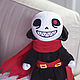 Заказать Sans Goth Undertale AU мягкая игрушка Гот Санс. Алиса (joujoucraft). Ярмарка Мастеров. . Мягкие игрушки Фото №3