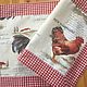 Gifts for March 8: textile napkin with roosters. Swipe. Gurchiani Irina.. Ярмарка Мастеров.  Фото №5