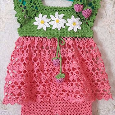Одежда ручной работы. Ярмарка Мастеров - ручная работа Комплект Малинка. Handmade.