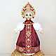 Заказать Фольклорная кукла Василиса. Сувенирная мастерская ProSofie Dolls. Ярмарка Мастеров. . Статуэтки в русском стиле Фото №3