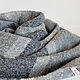 Тканый твидовый шарф "ColorBlock. Серый" Тканый шарф. Шарфы. Ольга (Lipisin) Weaving Fashion. Ярмарка Мастеров.  Фото №6