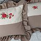Наволочка (чехол) на подушку с вышивкой. Наволочки. Fleur Vintage Елена Голышевская. Ярмарка Мастеров.  Фото №4