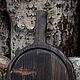 Круглая деревянная доска для подачи Rustic Бренди. Разделочные доски. RuWoo. Ярмарка Мастеров.  Фото №4