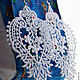 earrings from lace. Earrings. Ma-rine. My Livemaster. Фото №4