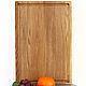 Cutting board made of oak 400h270h25 mm. Utensils. stolizmassiwa. Online shopping on My Livemaster.  Фото №2